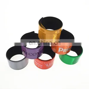 EN13356 Hot Sell Gifts Reflective Ankle Slap Band thumbnail-1