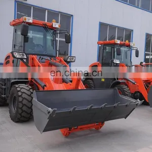 Earth Moving Construction Machinery 1.5ton Mini Front Wheel Loader With Wider Tires thumbnail-1