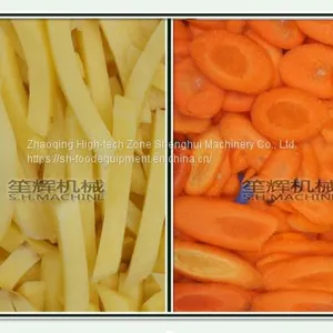 Double Head Leaf Vegetable Cutting Machine Fruit Slicing Shredder Dicing Equipment thumbnail-3