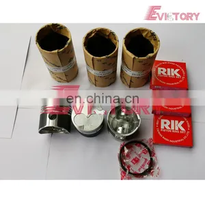 Piston Kit K3D Engine Piston and Piston Ring for Mitsubishi Engine Tractor thumbnail-1