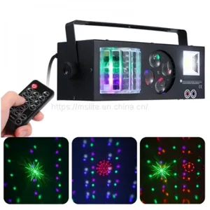 DJ Party Disco Lights With Remote, 4 in 1 Multi-Effects Pattern Projector Lamp Compatible thumbnail-5