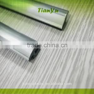 Bottom Door Seal Brush Strip Pvc Chrome Color h Shape Pvc Plastic Rubber Profile thumbnail-5