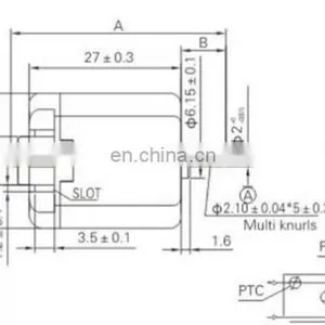FT-260 Flat Type Micro DC Motor 4.5V 26.5V With PTC thumbnail-4