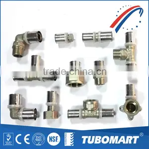 International Standard ISO 17484 Press Union Female Brass Gas Fitting for Heating System thumbnail-4