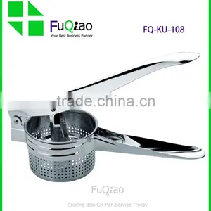 Food Grade Cooking Tools Hand Fruit Press Tools Stainless Steel Potato Masher Ricer thumbnail-1