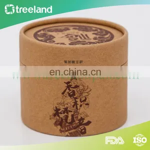 Custom Cardboard Canister Packaging Box Kraft Paper Tube For Gift thumbnail-1