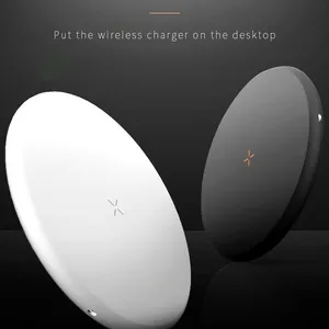 The Round Wireless Charger is Suitable for IPhone Huawei, Xiaomi Fast Wireless Charging thumbnail-1
