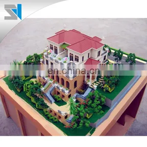 European Style 1:75 Miniature Scale Model House , Model Maker Supply thumbnail-1