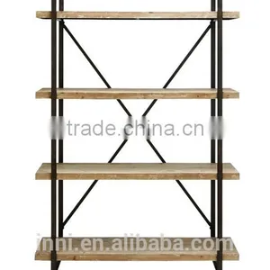Metal & Wood Bookcase thumbnail-1