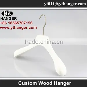 IMY-176 White Wood Deluxe Kids Hanger for Show Wood Kids Hanger thumbnail-3