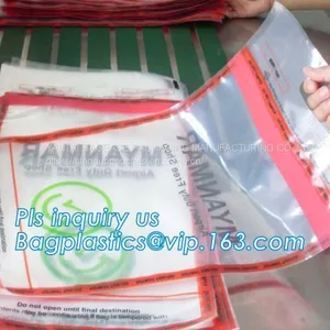 ICAO Duty Free Packaging, STEBs Bags, Custom Airport Store, Retail Shop Security Bags, Tamper Evident Proof thumbnail-2
