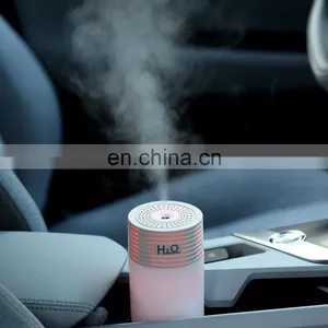 300ml Rechargeable Ultrasonic Cool Mist Fogger Humidity Control Mini Usb Air Humidifier With Led Light thumbnail-5
