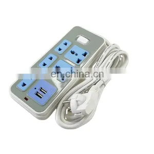 Hot Sell Cheap Price Power Socket 5 Way UK Universal Extension Socket 2m 3m 5m thumbnail-1