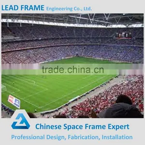 High Quality Prefab Steel Space Frame Soccer Stadium thumbnail-3