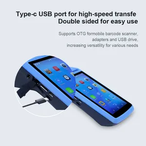POS Mini ATM Machine Android POS System With 58mm 80mm Thermal Printer for Quick Serve Restaurants thumbnail-3