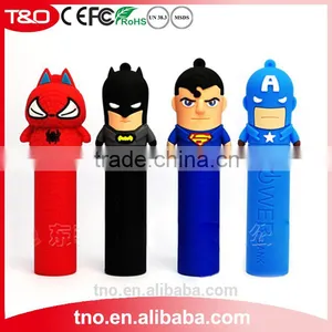 2600mAh PVC Power Bank Cartoon Avenger Power Bank for Mobile Phone Quality Choice thumbnail-6
