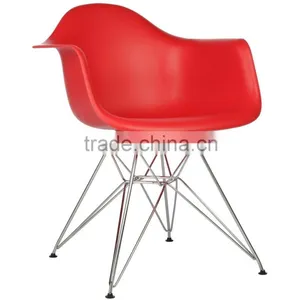 DAR Series pp Plastic Stainless Steel Leg Cafe Chairs thumbnail-1