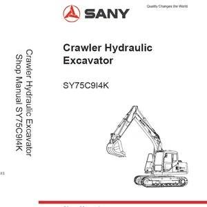 SANY Excavator Parts Manual SY75C SY50U SY16C Genuine Spare Parts Catalogue OEM Replacement thumbnail-2