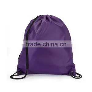 Custom Promotion Waterproof Nylon Polyester Drawstring Cinch Sack Bag thumbnail-1