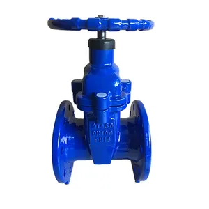 DIN DN100 PN16 Cast Iron GG25 GGG50 Ductile Iron GGG40 Gate Valve Non-Rising Stem EPDM Soft Seal Gate Valve thumbnail-1