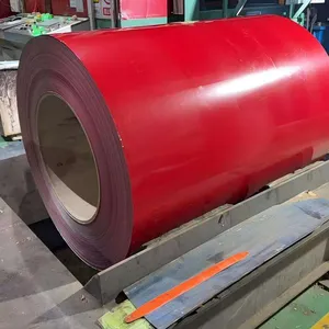 PPGI Color Coated Coil for Europe EN10169 0.4mm 0.5mm Z80 Z100 PVDF SMP Facade Grade thumbnail-2