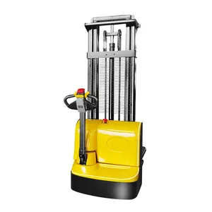 Electric Pallet Stacker for Warehouses 1 Ton/1.2 Ton/1.5 Ton Capacity 3m/3.5m Lifting Height Good Performance Restaurants thumbnail-3
