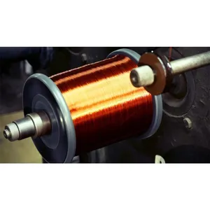 Enameled Winding Wire Copper Submerged in Copper Temperature Class 180H 200C 2UEW 3.35mm Magnet Copper Rewinding Wire thumbnail-4