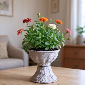 Recycled Paper Pulp Landscaping Pot With Reinforced Rim, Standard Compliant, for One-Season Annual Plants thumbnail-2