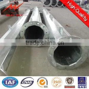 Electrical Power Galvanized Steel Pole for 69kv Transmission Line thumbnail-4