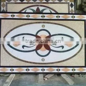 Rectangle Marble Floor Medallions Patterns thumbnail-1