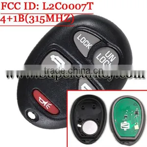 Best Quality 4+1 Button Replacement Keyless Entry Remote Key Fob for Buick FCC ID: L2C0007T #1 thumbnail-1