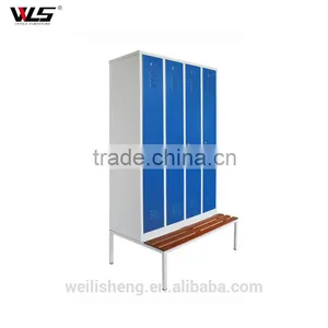4 Door Clothing Steel Locker/metal Wardrobe Cabinets thumbnail-1