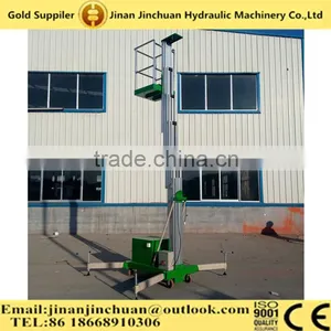Hydraulic One Mast Aluminum Alloy Lift Platform/single Column Aluminum Alloy Lift Platform thumbnail-5