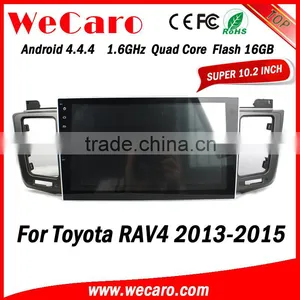Wecaro WC-TR1063 10.1" Android 4.4.4 Car Stereo 1024 * 600 for Toyota Rav4 Dvd Gps WIFI 3G 16GB Flash 2013-2015 thumbnail-1