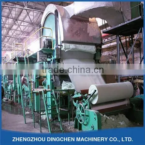 2400mm High Grade Toilet Tissue Paper Roll Making Machine For Small Business thumbnail-3