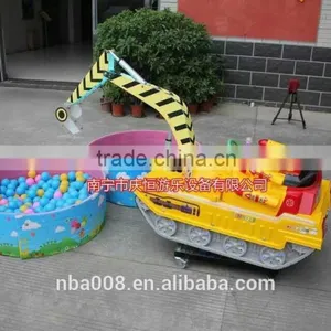 2015 QingHeng High Quality Children's Ride-on Toy Excavator thumbnail-3