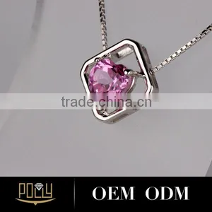 14K Fashion Necklace White Gold Pendant Sets in Dubai thumbnail-2