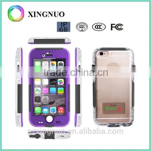 China Supplier 2 in 1 PC + Silicone Shockproof Waterproof Phone Case for Iphone6 thumbnail-5