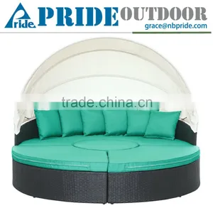 Wholesale Furniture Outdoor Daybed Canopy Round Outdoor Waterproof Daybed thumbnail-1