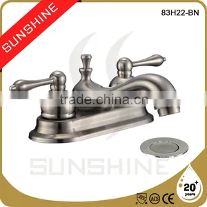 Two-Handle Chrome Metallic Series Lavatory Upc Faucet thumbnail-1