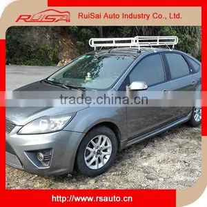 Powder Coated Aluminum Cargo Basket Universal Roof Rack thumbnail-6