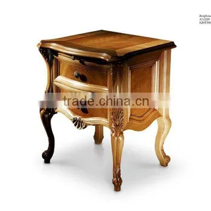 European Classic Bedroom Sets Royal Design King Size Bed Solid Wood Bedroom Furniture Quality Choice thumbnail-2