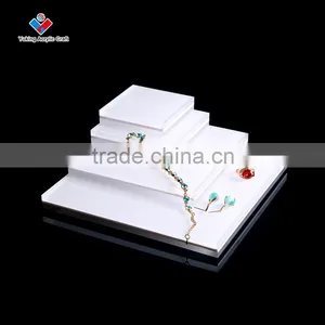 High Transparent Acrylic Cube Building Block to Display Jewelry Clear Thick Square Acrylic Block thumbnail-2