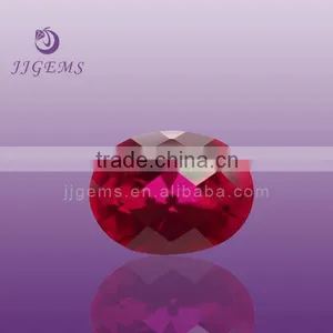 2014 Wholesal 5# Oval Synthetic Gems Red Ruby Price thumbnail-1