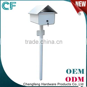 New Style Wrought Galvanized Free Standing Waterproof Letterbox thumbnail-6