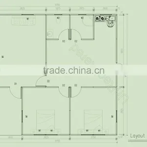 Prefab Kits House or House Kit With Steel Structure and Fireproof Sandwich Panel thumbnail-4