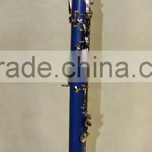 High Grade ABS Plastic Yellow Clarinet, Bb Clarinet, 17 Key Sopran Type, With Case thumbnail-4