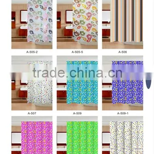 PVC Cheap Waterproff Bathroom Curtain thumbnail-1