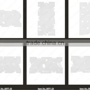 Wholesale !MPF-1/2/3/17/18 Airbrush Nail Stencil, More Than 100 Desing Stencil for Beauty Nail thumbnail-1