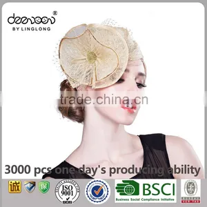 Hair Sinamay Fascinator Hats for Women Sinamay Church Hat Supplier's Choice thumbnail-3